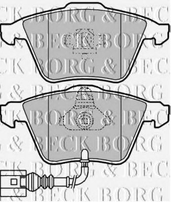 BBP2012 BORG+%26+BECK Brake Pad Set, disc brake