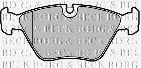 BBP2014 BORG+%26+BECK Brake System Brake Pad Set, disc brake