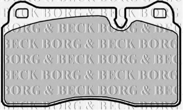 BBP2017 BORG+%26+BECK Brake Pad Set, disc brake