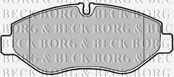 BBP2021 BORG+%26+BECK Brake Pad Set, disc brake
