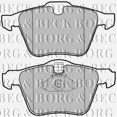 BBP2022 BORG+%26+BECK Brake System Brake Pad Set, disc brake