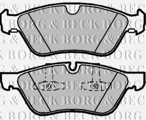 BBP2033 BORG+%26+BECK Brake Pad Set, disc brake