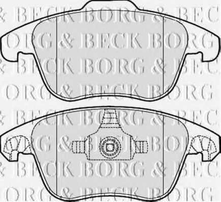 BBP2046 BORG+%26+BECK Brake Pad Set, disc brake