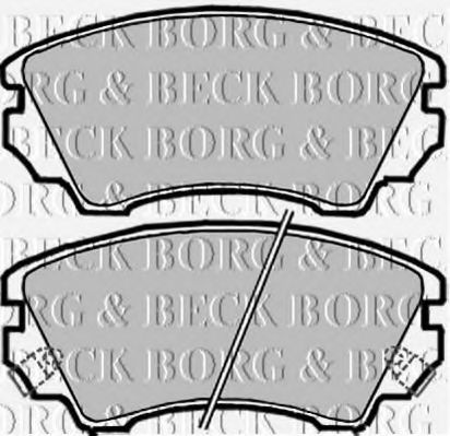 BBP2047 BORG+%26+BECK Brake System Brake Pad Set, disc brake