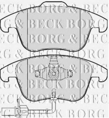 BBP2052 BORG+%26+BECK Brake Pad Set, disc brake