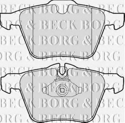 BBP2058 BORG+%26+BECK Bremsbelagsatz, Scheibenbremse
