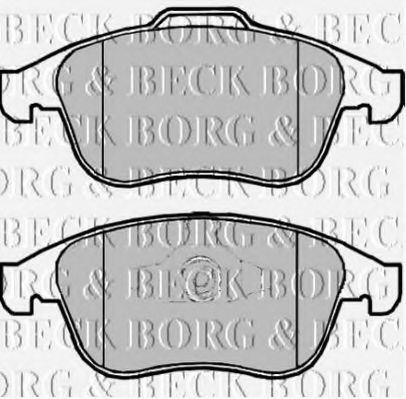 BBP2064 BORG+%26+BECK Brake Pad Set, disc brake