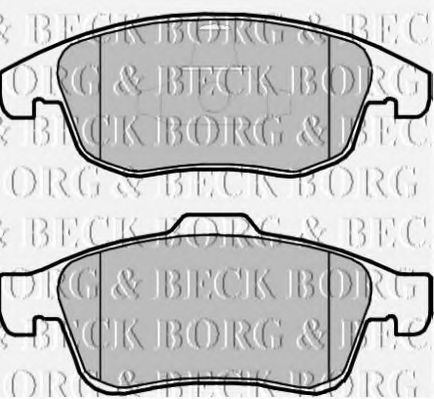BBP2069 BORG+%26+BECK Bremsbelagsatz, Scheibenbremse