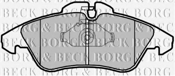 BBP2071 BORG+%26+BECK Brake Pad Set, disc brake