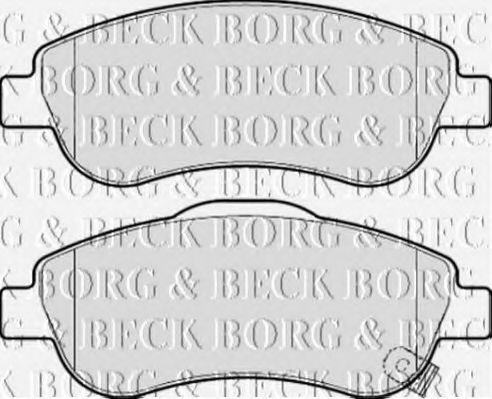 BBP2074 BORG+%26+BECK Brake Pad Set, disc brake