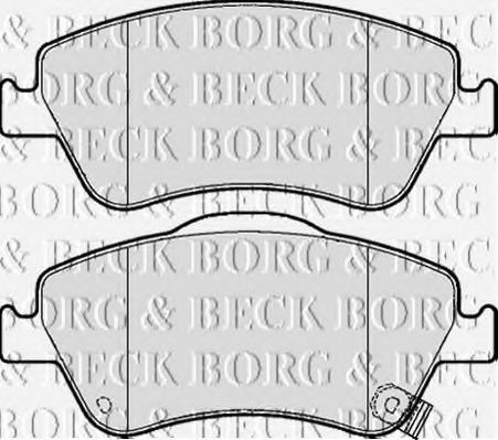 BBP2083 BORG+%26+BECK Brake Pad Set, disc brake