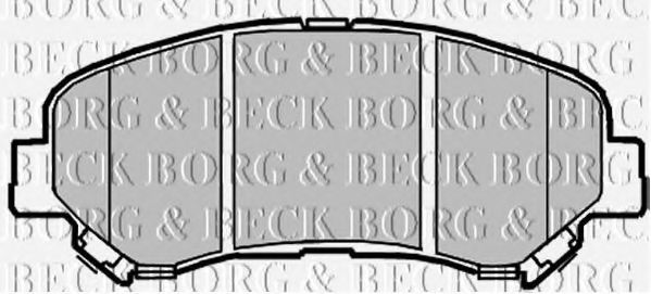 BBP2084 BORG+%26+BECK Brake Pad Set, disc brake