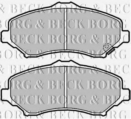 BBP2089 BORG+%26+BECK Brake Pad Set, disc brake