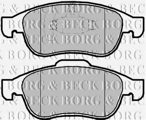 BBP2098 BORG+%26+BECK Brake Pad Set, disc brake