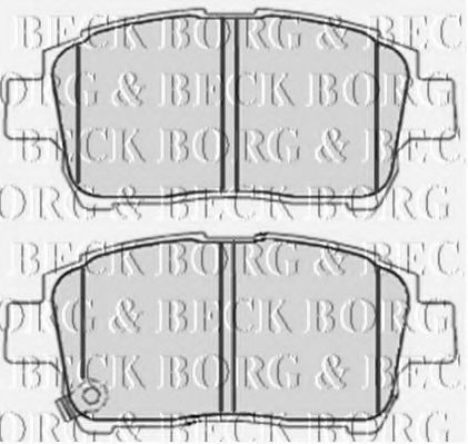 BBP2100 BORG+%26+BECK Brake Pad Set, disc brake