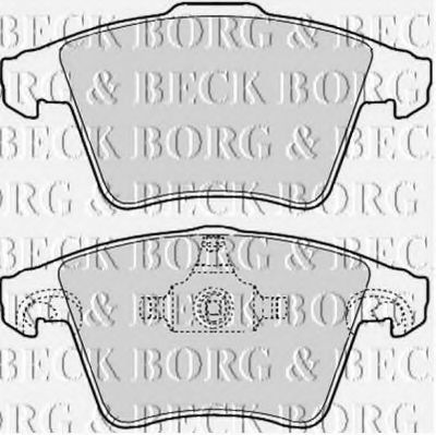 BBP2107 BORG+%26+BECK Brake Pad Set, disc brake