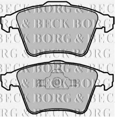 BBP2108 BORG+%26+BECK Brake Pad Set, disc brake
