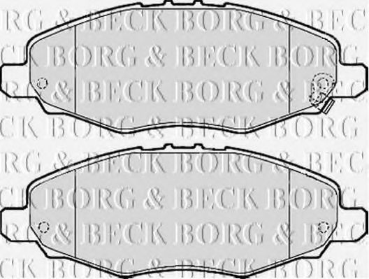 BBP2113 BORG+%26+BECK Bremsbelagsatz, Scheibenbremse