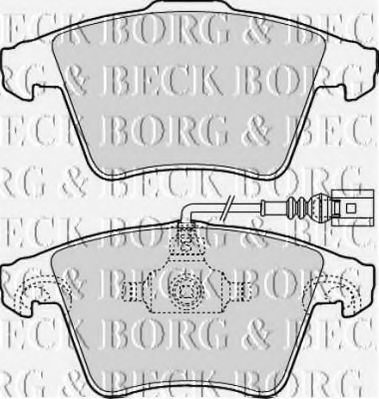 BBP2143 BORG+%26+BECK Brake Pad Set, disc brake