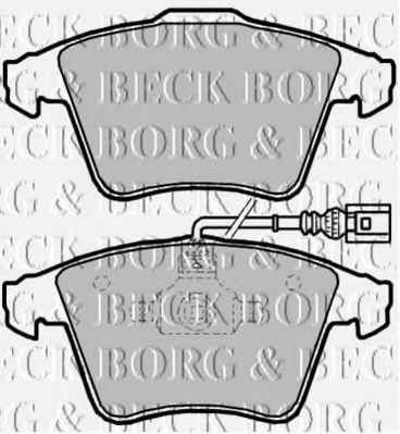 BBP2144 BORG & BECK Brake Pad Set, disc brake