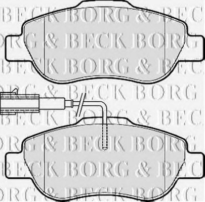 BBP2149 BORG+%26+BECK Brake System Brake Pad Set, disc brake