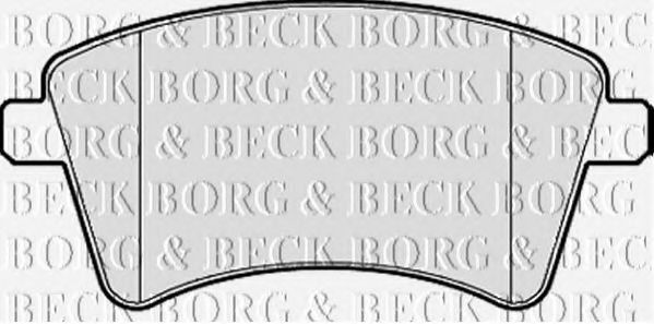 BBP2152 BORG+%26+BECK Brake Pad Set, disc brake