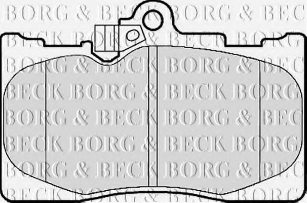 BBP2153 BORG+%26+BECK Brake Pad Set, disc brake