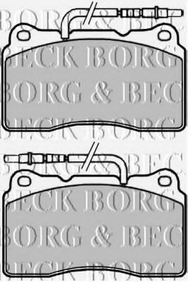 BBP2192 BORG+%26+BECK Brake Pad Set, disc brake