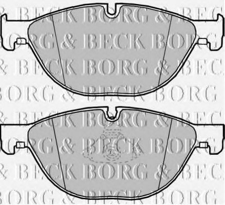 BBP2218 BORG+%26+BECK Brake Pad Set, disc brake