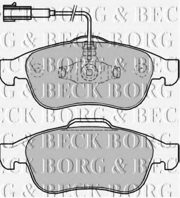 BBP2245 BORG+%26+BECK Brake Pad Set, disc brake