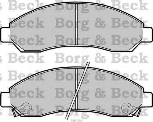 BBP2256 BORG+%26+BECK Brake Pad Set, disc brake