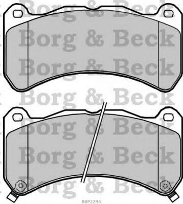 BBP2294 BORG+%26+BECK Bremsanlage Bremsbelagsatz, Scheibenbremse