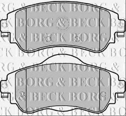 BBP2302 BORG+%26+BECK Brake Pad Set, disc brake