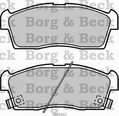 BBP2313 BORG+%26+BECK Brake System Brake Pad Set, disc brake