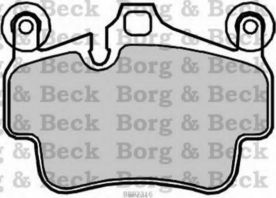 BBP2316 BORG+%26+BECK Brake System Brake Pad Set, disc brake