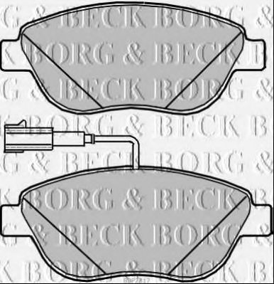 BBP2317 BORG+%26+BECK Brake System Brake Pad Set, disc brake