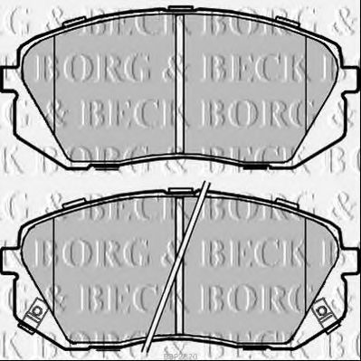 BBP2320 BORG+%26+BECK Brake Pad Set, disc brake