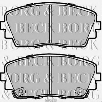 BBP2332 BORG+%26+BECK Brake Pad Set, disc brake