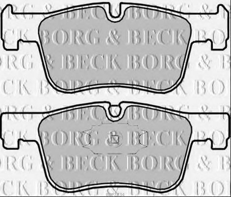 BBP2334 BORG+%26+BECK Brake System Brake Pad Set, disc brake