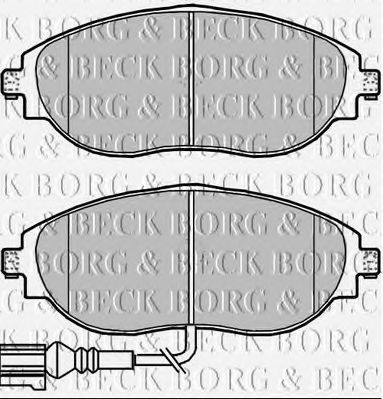 BBP2339 BORG+%26+BECK Brake System Brake Pad Set, disc brake
