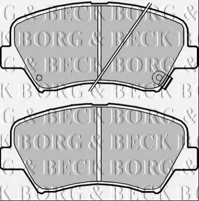 BBP2340 BORG+%26+BECK Brake Pad Set, disc brake