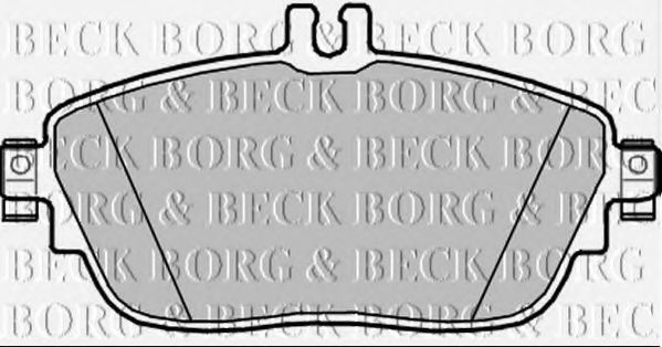 BBP2344 BORG+%26+BECK Brake Pad Set, disc brake
