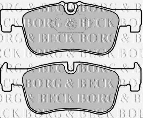 BBP2346 BORG+%26+BECK Brake Pad Set, disc brake