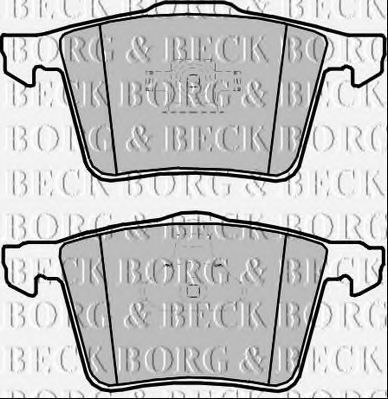 BBP2353 BORG+%26+BECK Brake Pad Set, disc brake