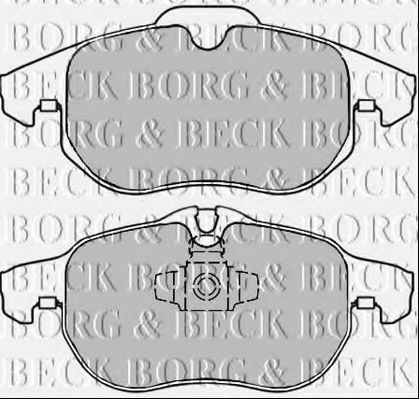 BBP2354 BORG+%26+BECK Brake Pad Set, disc brake