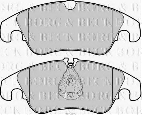 BBP2392 BORG+%26+BECK Brake Pad Set, disc brake