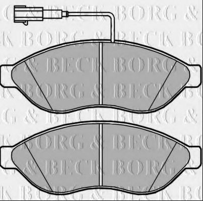 BBP2393 BORG+%26+BECK Brake System Brake Pad Set, disc brake