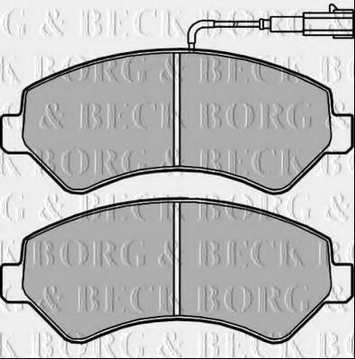 BBP2394 BORG & BECK Brake Pad Set, disc brake