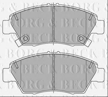 BBP2432 BORG+%26+BECK Brake System Brake Pad Set, disc brake