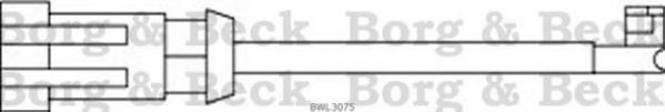 BWL3075 BORG+%26+BECK Warning Contact Set, brake pad wear